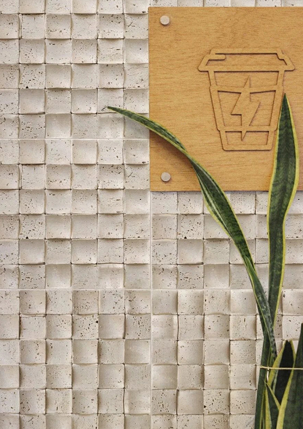 Mosaic Pattern flexibile molle lapideum murum Panel
